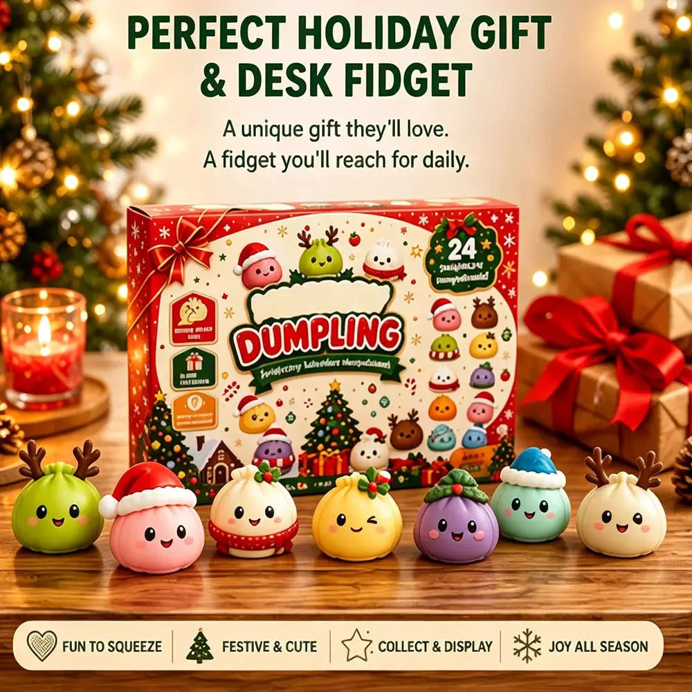 Squishy Advent Calendar | 24 Day | Snowman | Slow Rebound | Dumpling