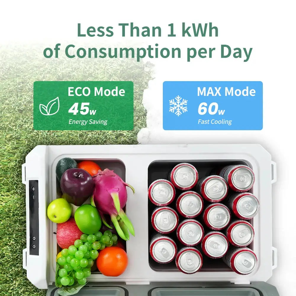 Alpicool QX 25L 30L 40L Car Refrigerator 12/24V DC 100-240V AC Fridge Freezer Dual Zone Portable Compressor Cooler for Camping from PriceLows™