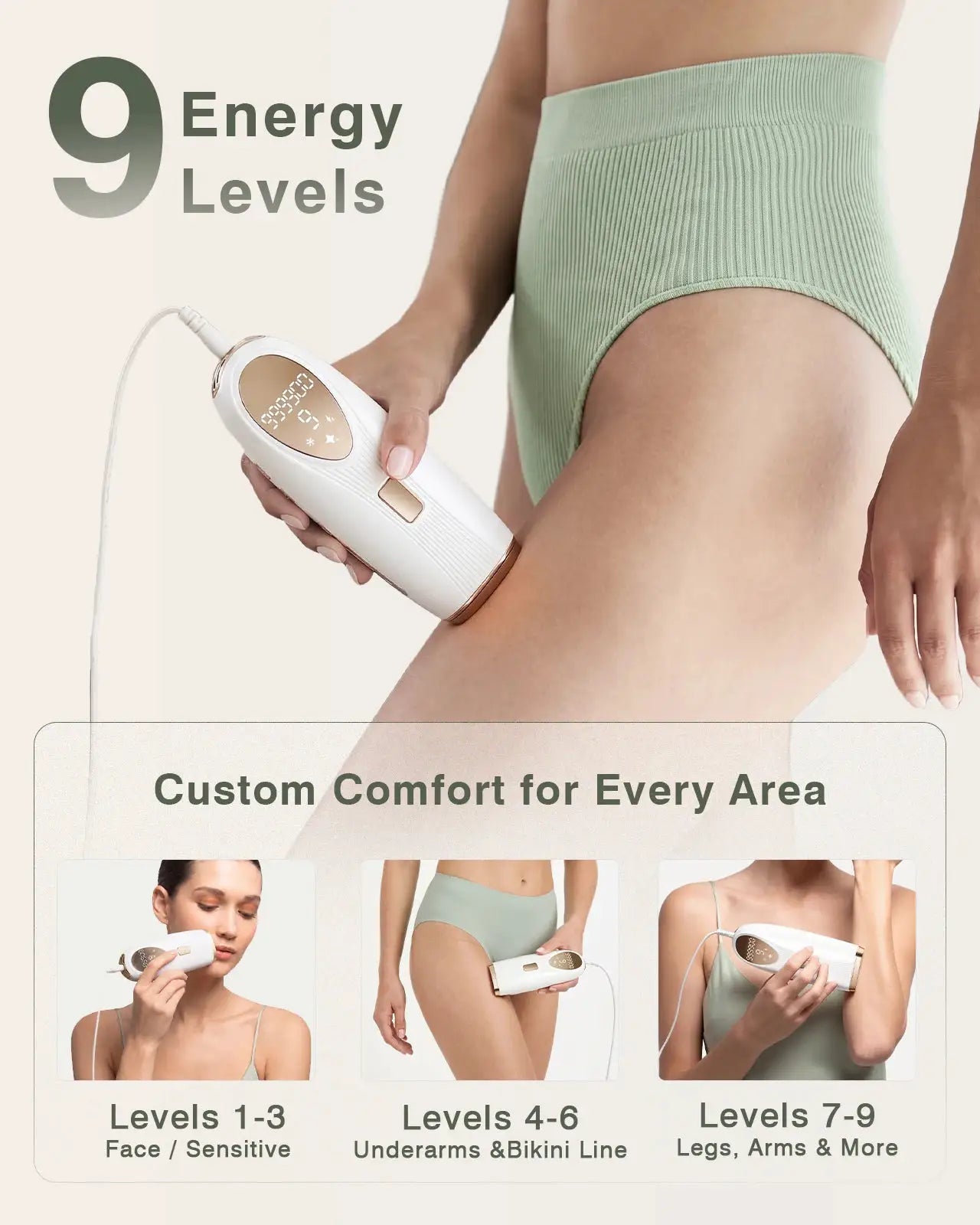 Ipl Hair Removal Device | 999k Flashes Ice Cooling | Women Home Epilator