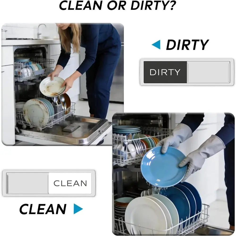 Dishwasher Magnet | Strong Magnetic Indicator | Clean Dirty Status | One Size