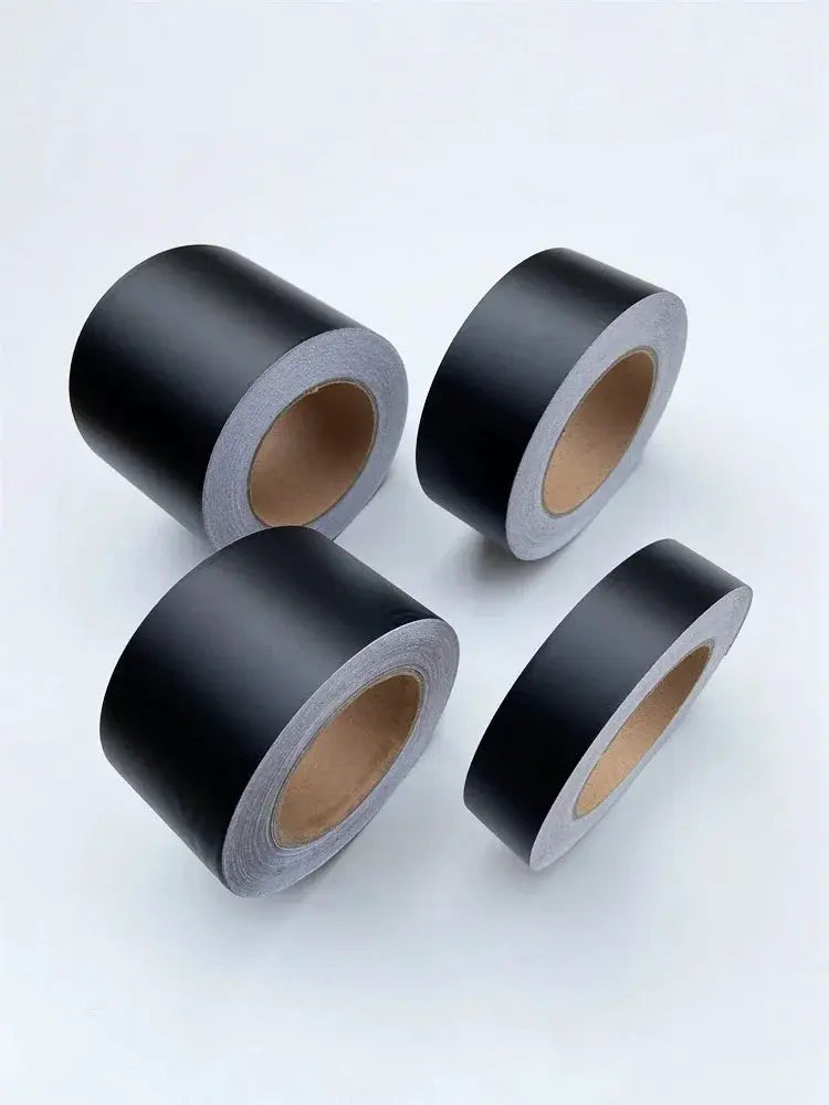 Black Matt Vinyl Wrap Foil Tape Roll Matte Black Stripes Window Trim Film Car Sticers Decal For Car Interior Pillar from PriceLows™