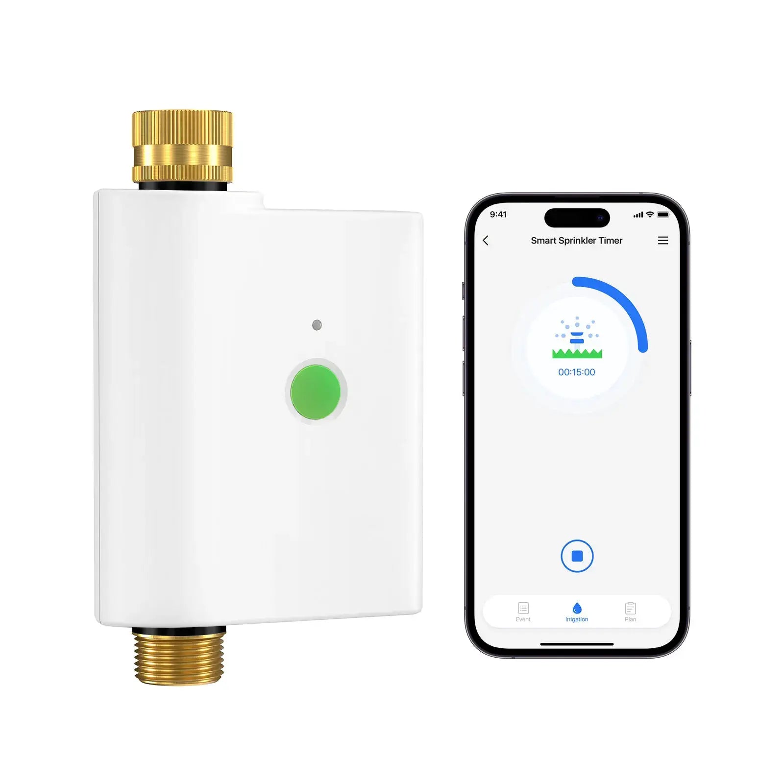 Meross Smart Sprinkler Timer Wifi Hose Faucet Timer with Brass with Tracking & Alerts Function from PriceLows™