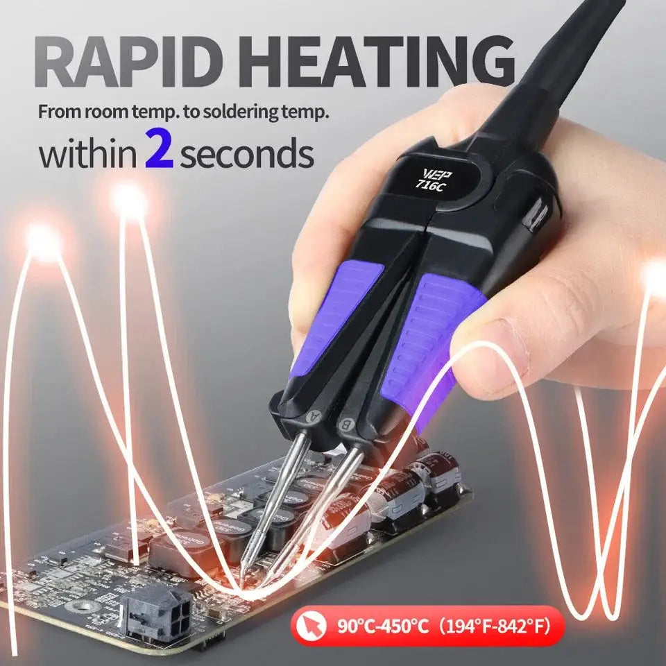 WEP Hot Tweezers Soldering Iron Station 982 PRO Precision Desoldering Station For Micro-components Repair DIY SMD Welding 982DSE from PriceLows™