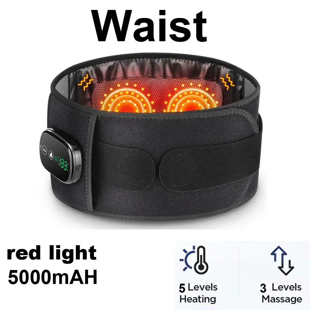 Heated Lumbar Brace | Electric Massager | Office Support | One Size