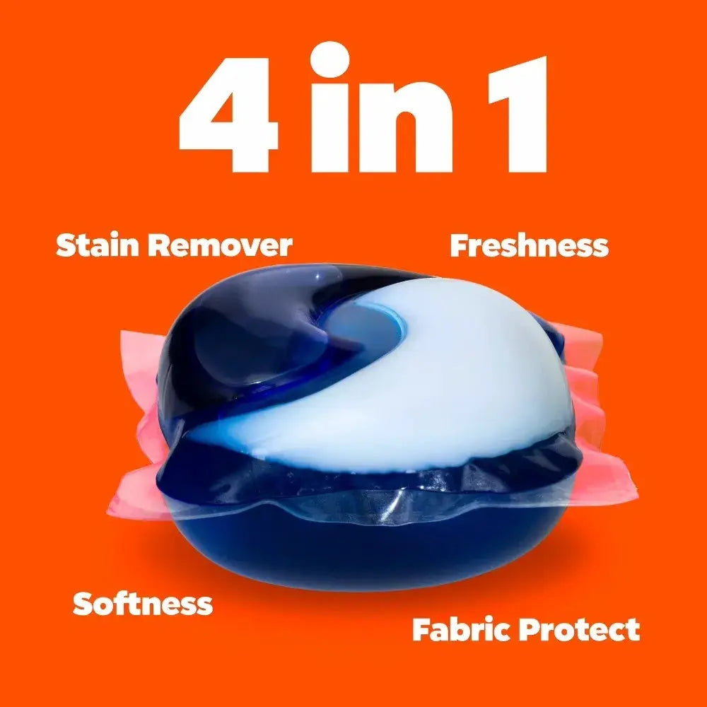 Laundry Detergent Pods | 4-In-1 Formula | April Fresh Scent | 11 Count