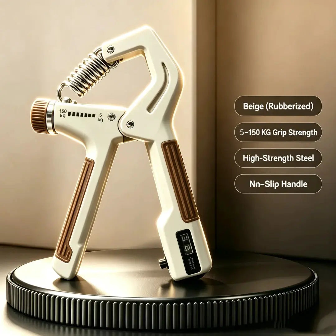 Adjustable Grip Strengthener | 11 To 330 Lbs Resistance | Non Slip Handle