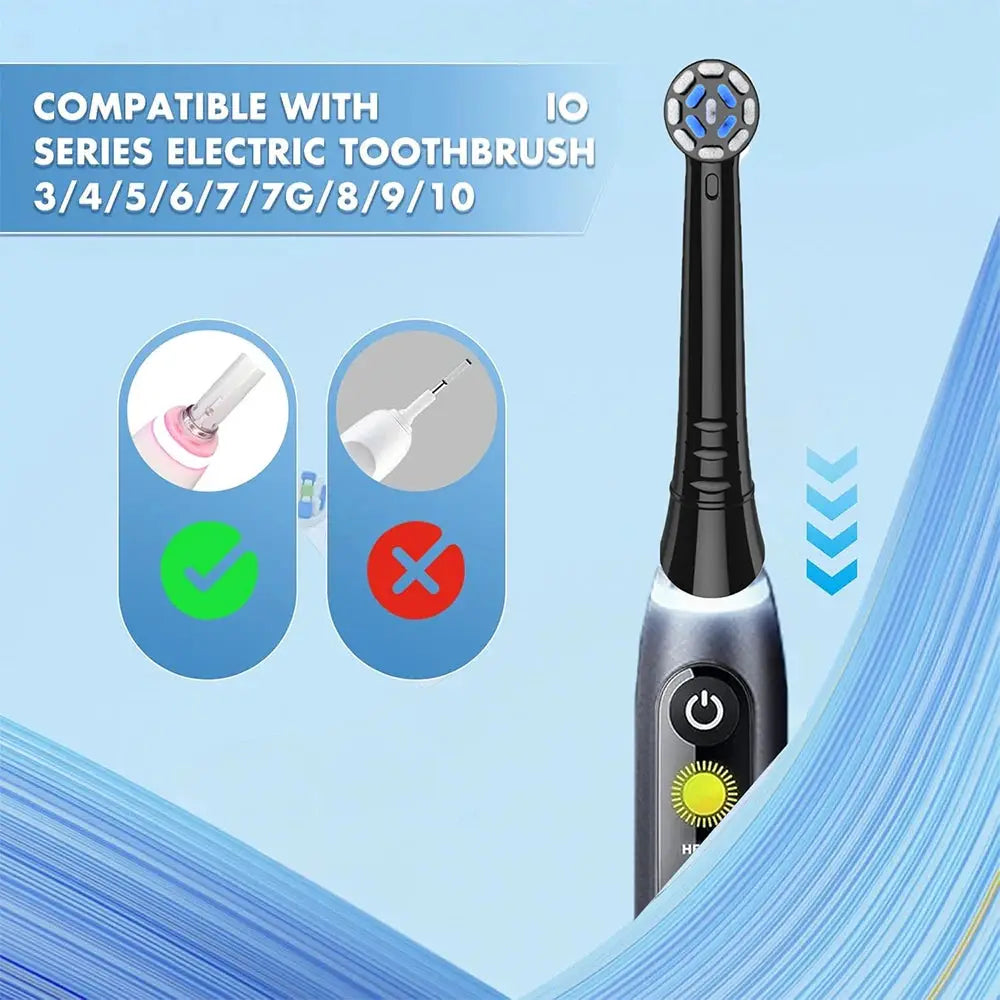 Compatible with Oral B iO Electric Toothbrush Replacement Toothbrush Brush Heads, Toothbrush Head for iO 2/3/4/5/6/7/8/9/10 from PriceLows™