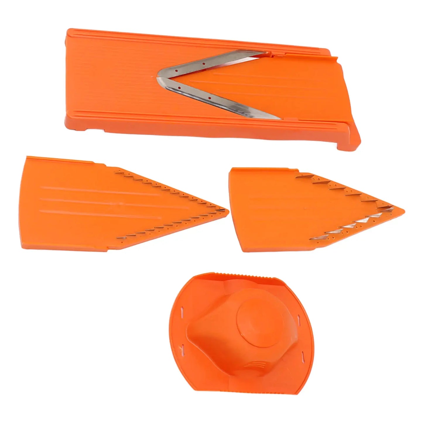 V Blade Mandoline Cutter | Stainless Steel | Hand Guard | Julienne Thick Cut