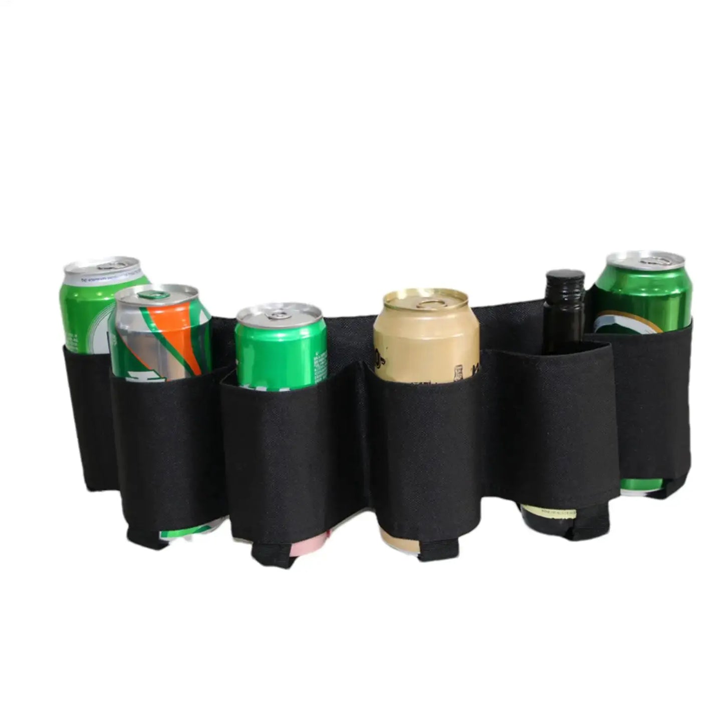 Holds 6 Cans Holster Portable Bottle Waist Beer Belt Bag Handy Wine Bottles Beverage Can Holder for Picnics Camping Outdoor from PriceLows™