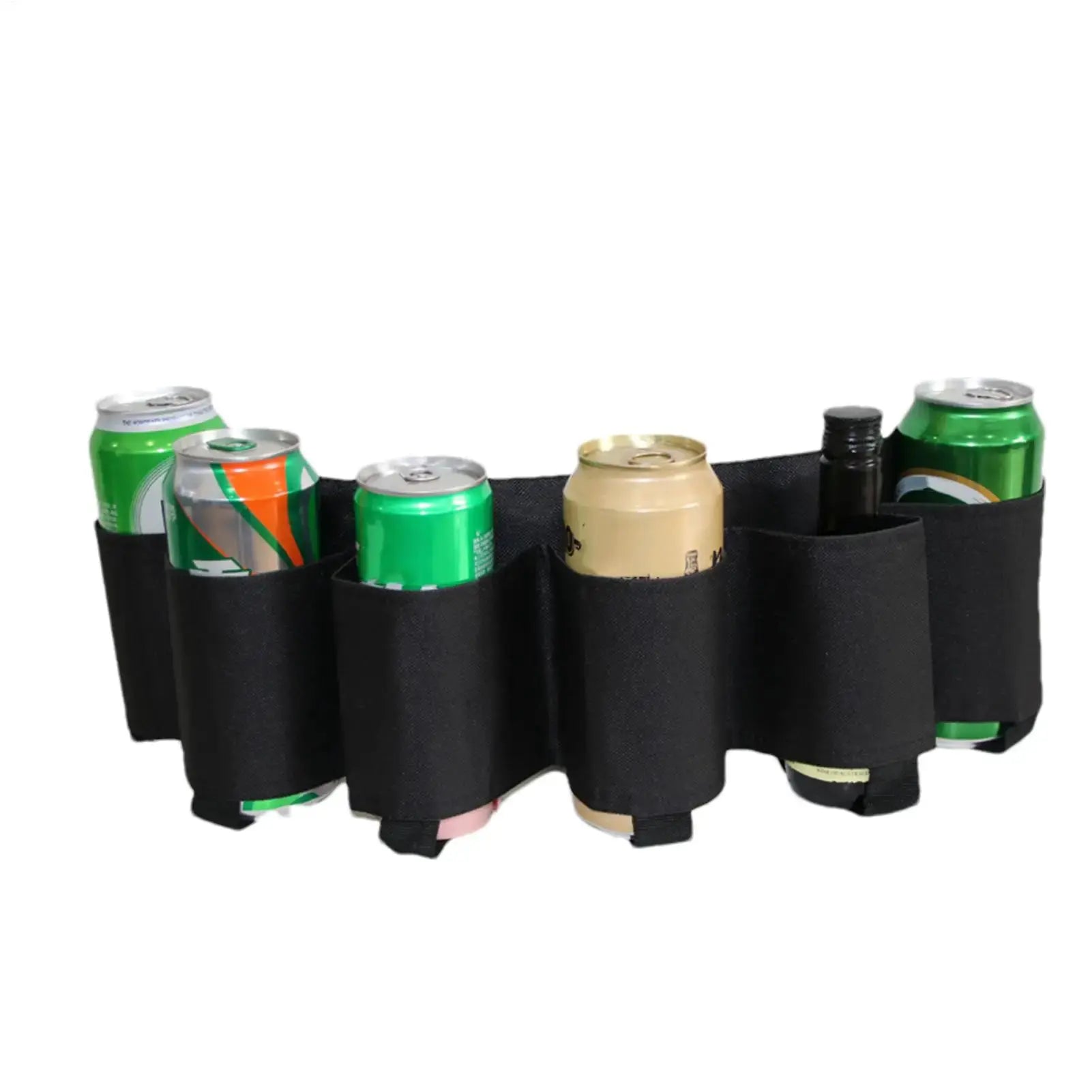 Holds 6 Cans Holster Portable Bottle Waist Beer Belt Bag Handy Wine Bottles Beverage Can Holder for Picnics Camping Outdoor from PriceLows™