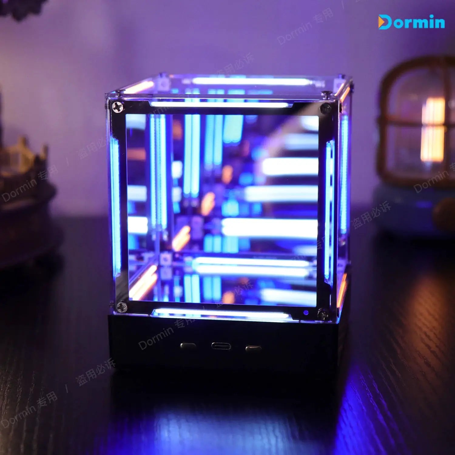 Rubik Cube Abyss Lamp Gaming Atmosphere Light 4D Night Light Blind Box Desktop Home Gaming Room Creative Art Decor Ornament Gift from PriceLows™