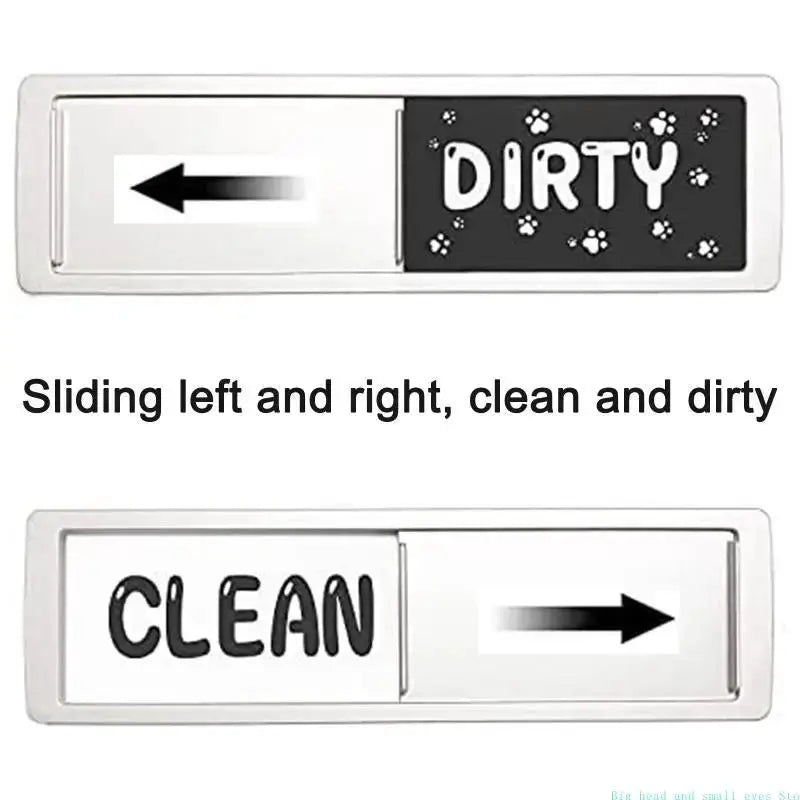 Dishwasher Magnets | Clean Dirty Sign | Magnetic Sign Sticker | One Size