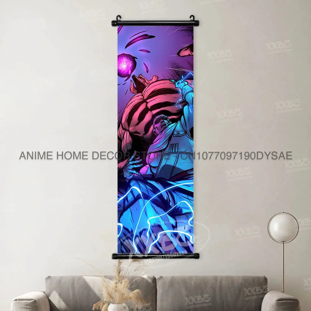 Uzumaki Naruto Posters Sasuke Home Decor Uchiha Madara Hanging Painting Might Guy Scrolls Picture Gaara Wall Art Killer B Mural from PriceLows™