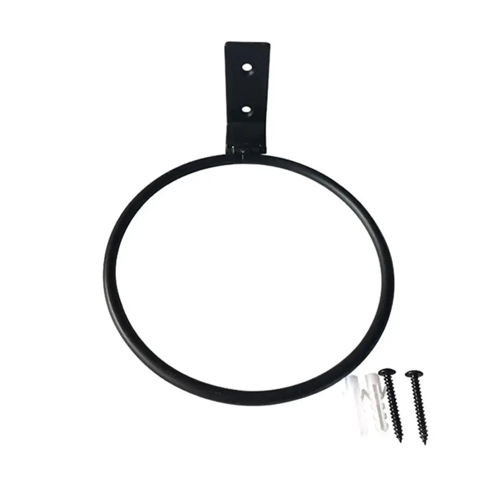 Metal Flower Pot Holder Ring Railing Wall Mounting Planter Pot Stand Stylish Sturdy Planter Rack For Office Outdoor Decor from PriceLows™