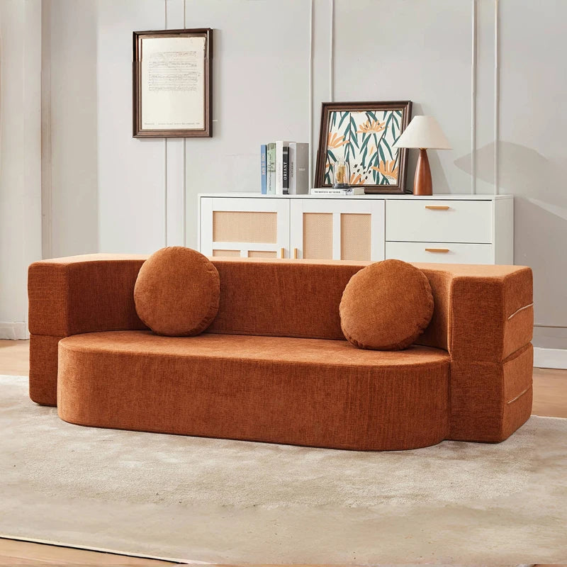 Modular Sofa | Retro Glam Style | Single Configuration | Single Piece