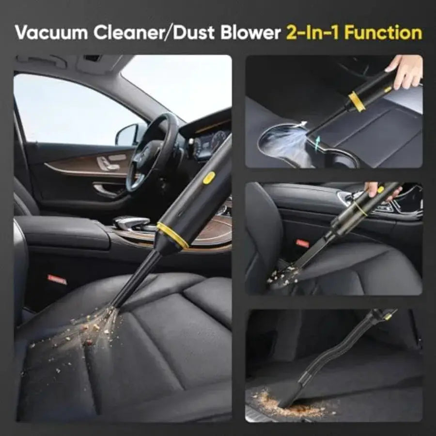 Car Vacuum | 21000Pa Suction | 60W Power | 4 In 1 Kit