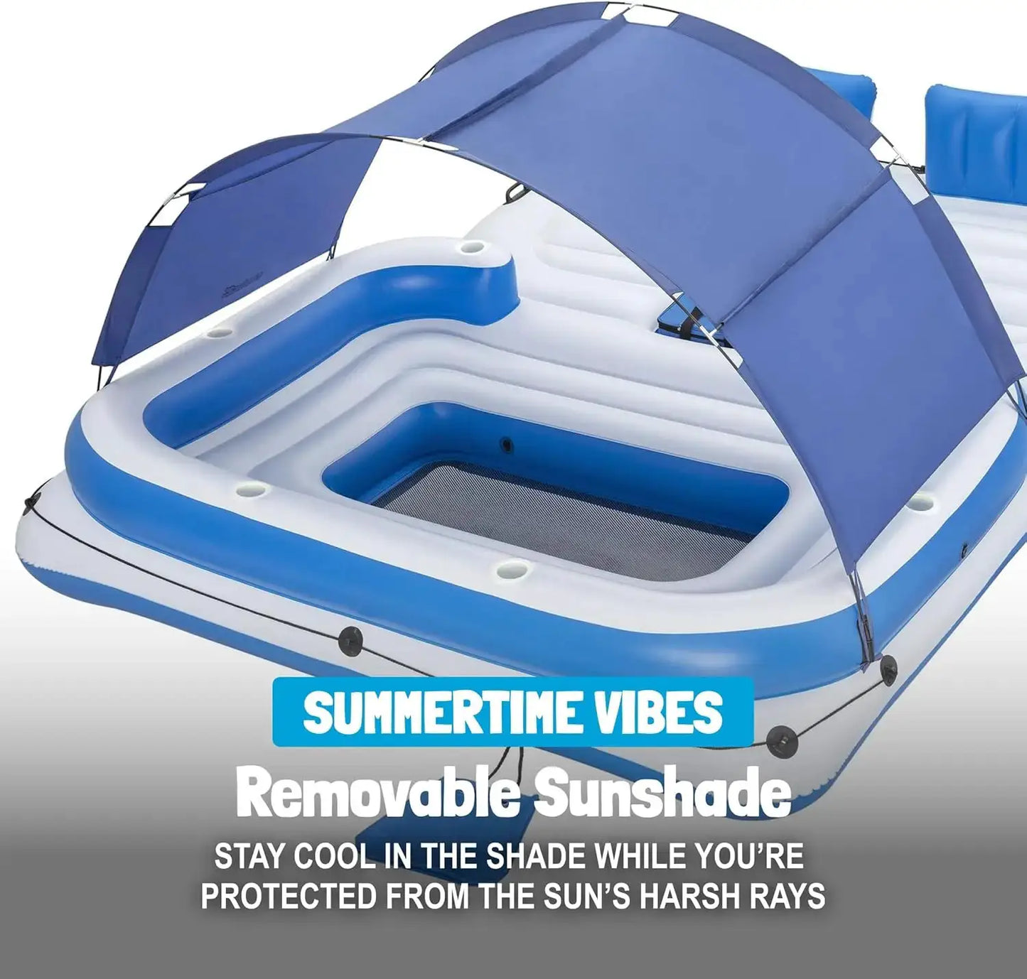 Inflatable Island | 6 Person Capacity | Tropical Breeze | Large