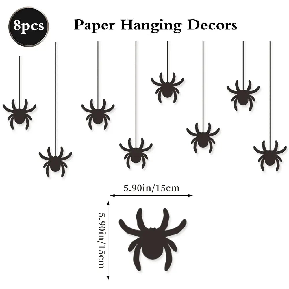 Halloween Decor Set | Paper Material | Hanging Items | Assorted Designs