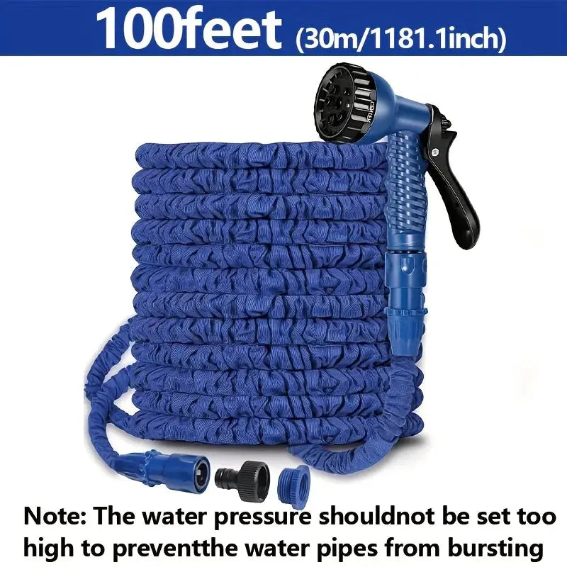 25FT-200FT Expandable Magic Hose Lightweight Design Durable Materials 7 Water Spraying Functions Gun Home Garden Watering Tools from PriceLows™