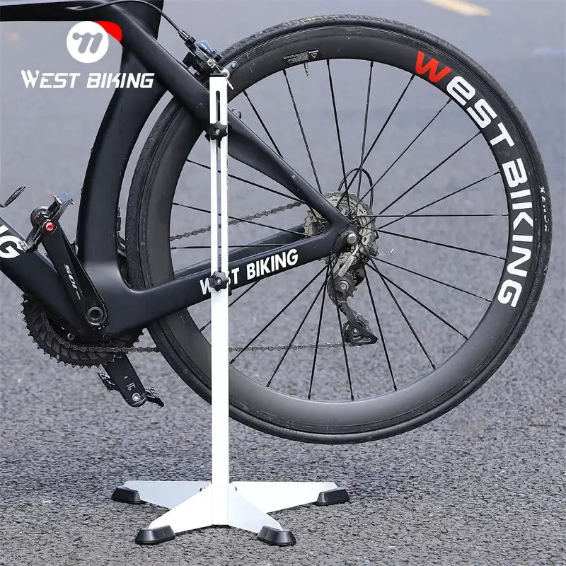 WEST BIKING Bicycle Parking Rack MTB Mountain Road Bike Iron Work Stand Storage Display Bicycle Repair Tools Cycling Accessories from PriceLows™