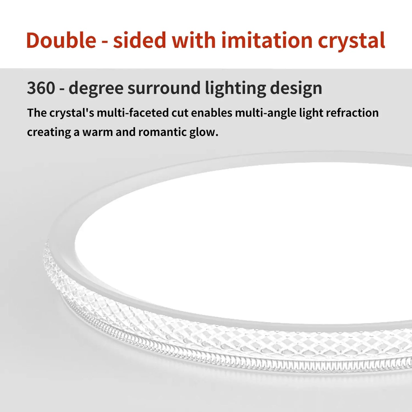 19-inch Ultra-bright Ceiling Light, Bedroom LED Ceiling Light, DIP switch dimming 2700K-6000K, Minimalist Office Light For Livin from PriceLows™