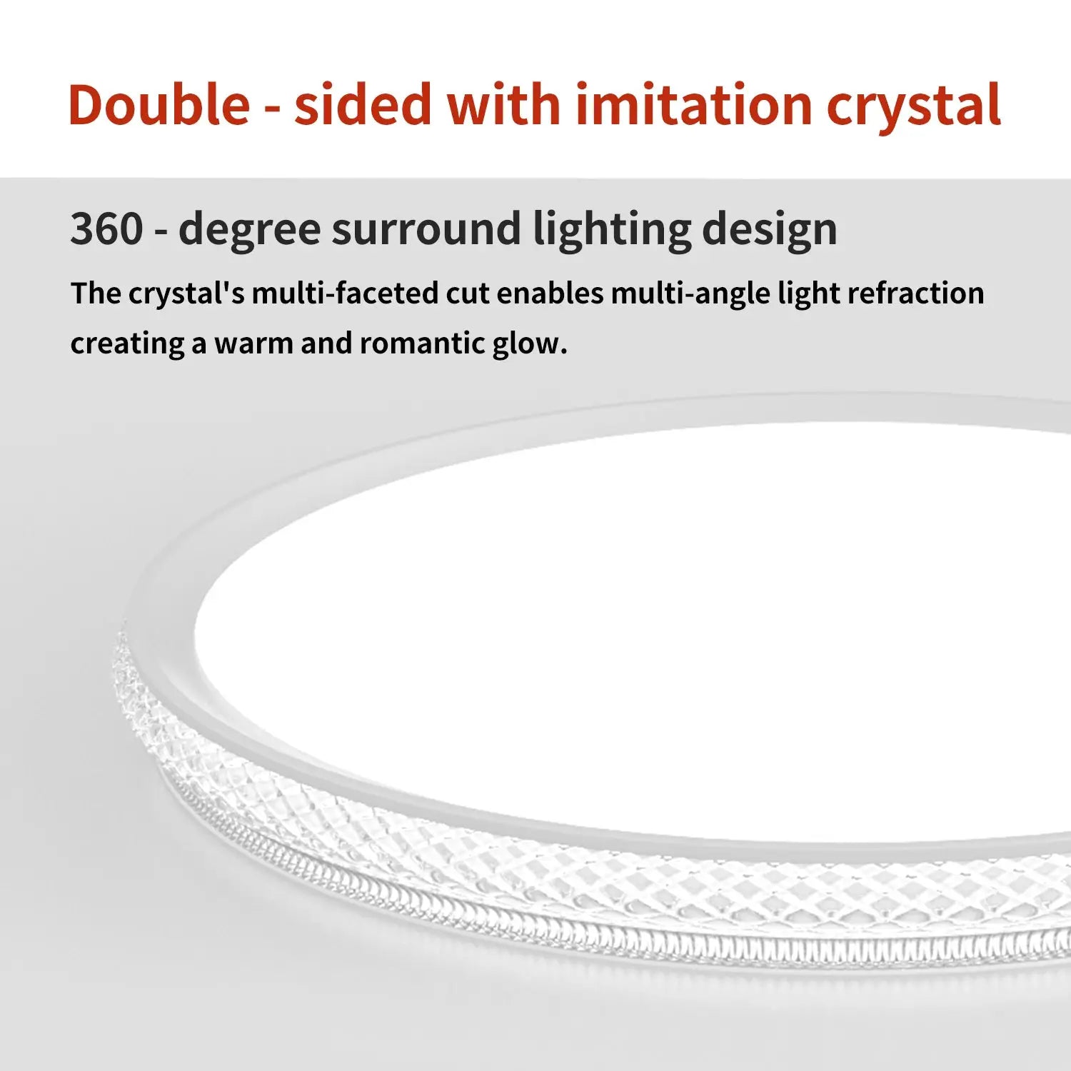 19-inch Ultra-bright Ceiling Light, Bedroom LED Ceiling Light, DIP switch dimming 2700K-6000K, Minimalist Office Light For Livin from PriceLows™
