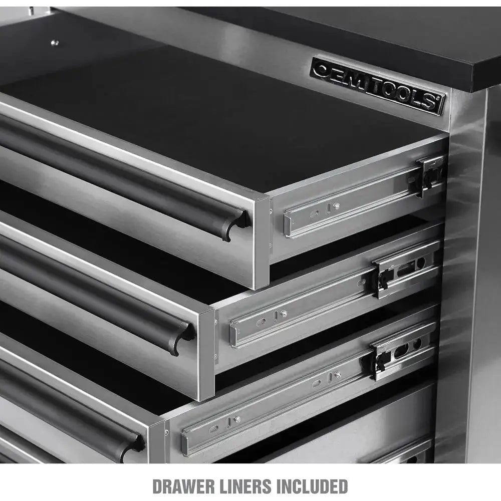 72 11-Drawer Garage Storage System, Rolling Tool Chest with Mobile Workstation, Ideal for Men and Dads from PriceLows™