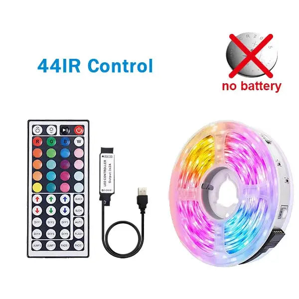 Tuya Wifi Led Strip Bluetooth Infrared 1-30M 5V USB Rgb Tape Work With Alexa Music Ribbon Flexible Christmas Decor Light Luce from PriceLows™