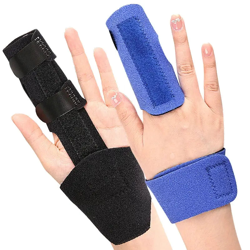 Aluminum Finger Splint | Adjustable Dual Finger Support | Trigger Finger Brace