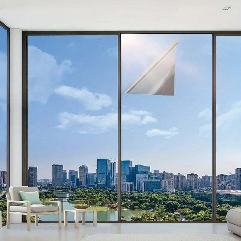 Wallpaper Window Privacy Film Heat Insulation Ultraviolet-proof Electrostatic Adsorption Anti Peeping Glass Stickers One Way from PriceLows™