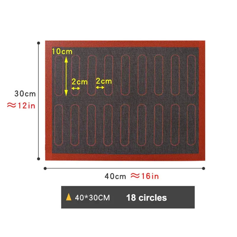Silicone Baking Mat | Non Stick | Reusable Bakeware Liner