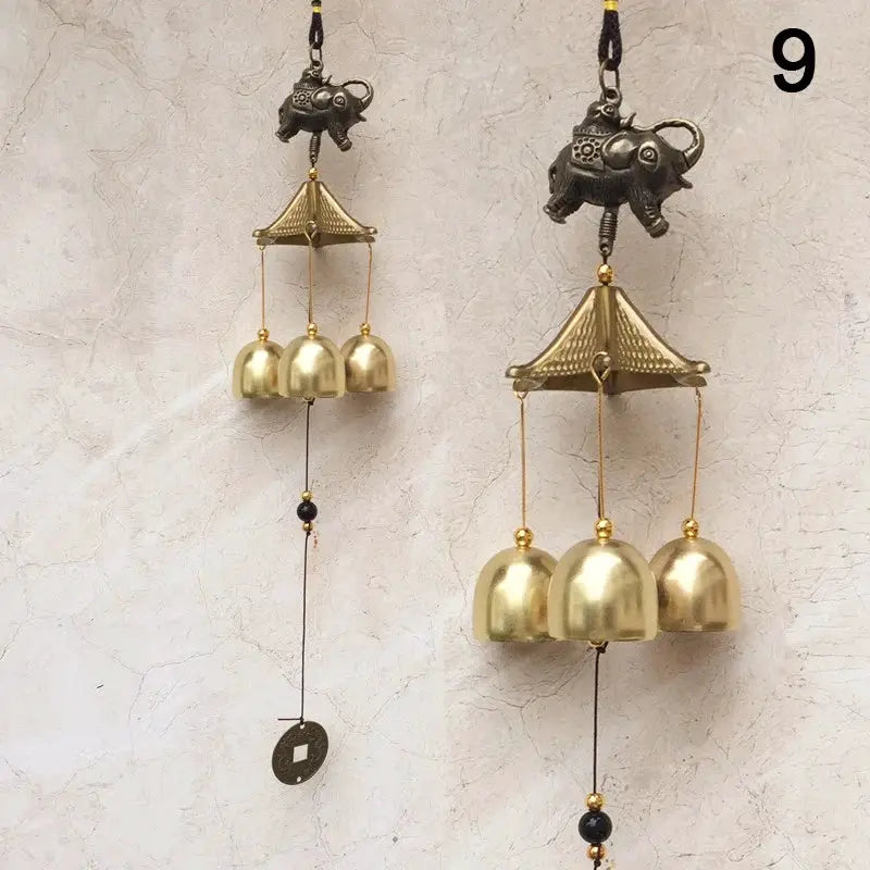 Antique Wind Chime Copper Yard Garden Outdoor Living Decoration Metal Wind Chime from PriceLows™