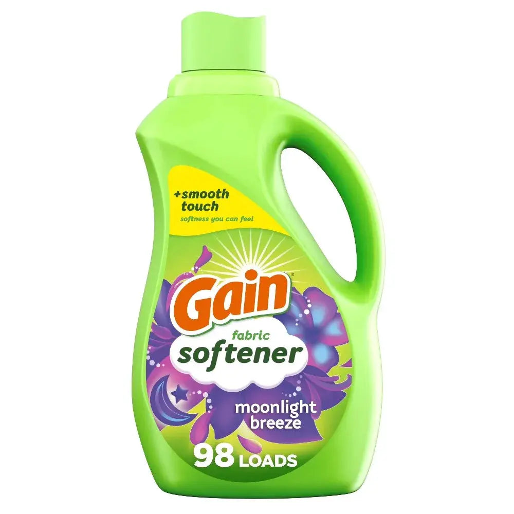 Liquid Fabric Softener | Moonlight Breeze Scent | 72 Oz | 98 Loads