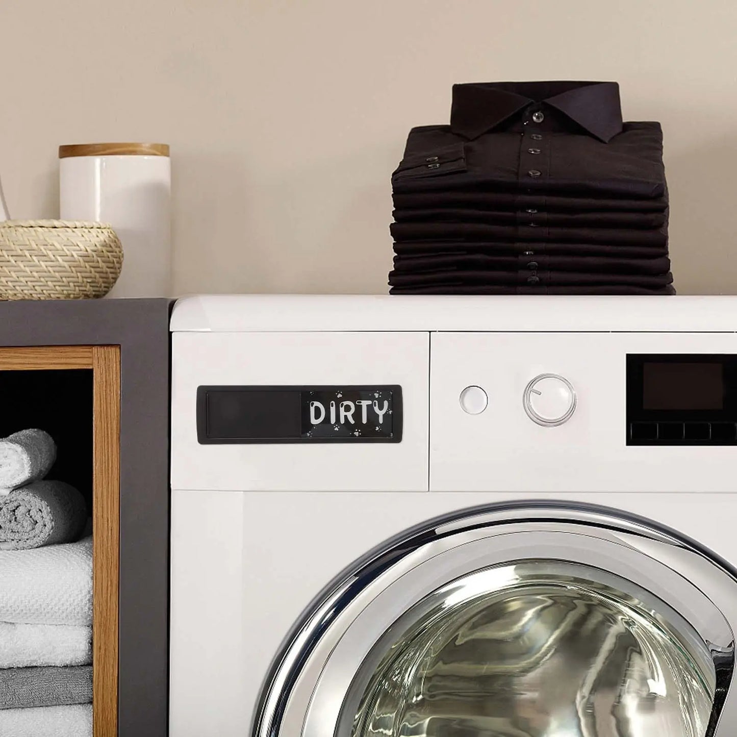 Dishwasher Magnet Sign | Adhesive Backing | Clean Dirty Indicator | Standard