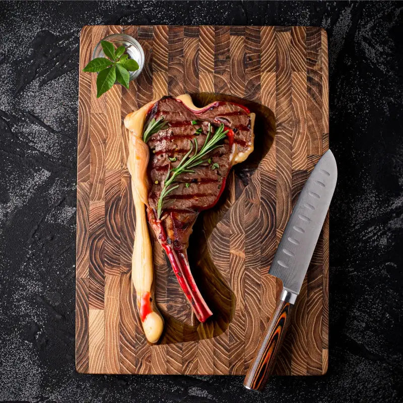 Cutting Board | Teak Wood | 1 Inch Thick | Multiple Sizes