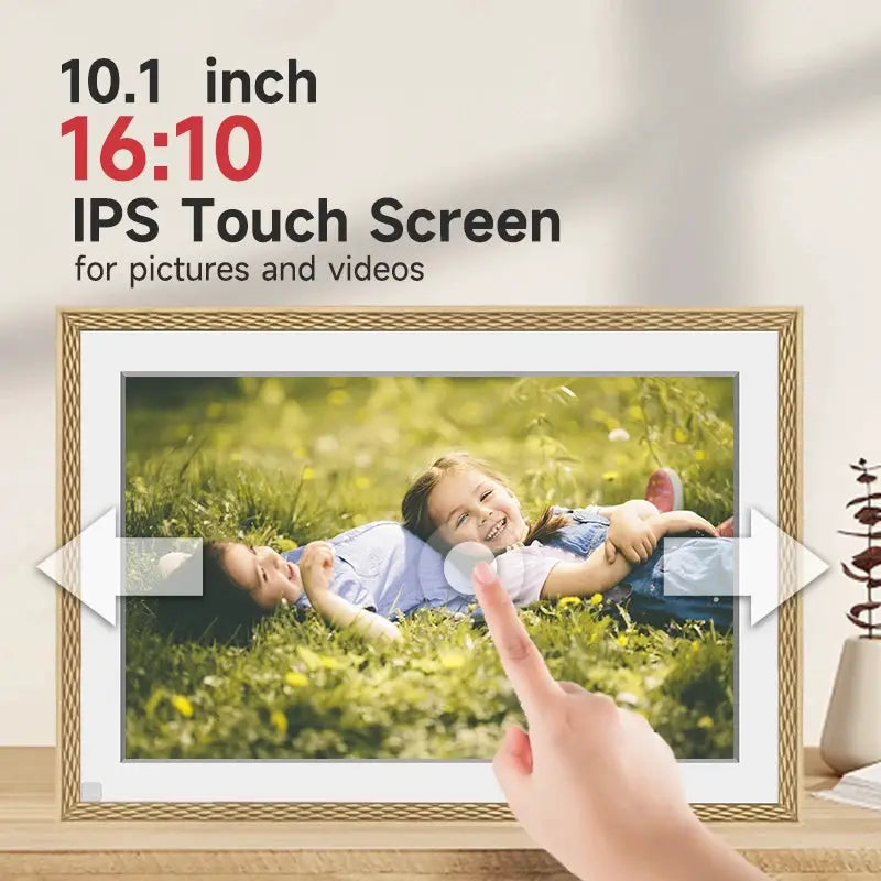 Christmas Gift Digital Picture Frame 10.1 Inch WiFi Frameo 1280 * 800IPS HD Cloud Smart Digital Photo Frame,32GB Storage, from PriceLows™