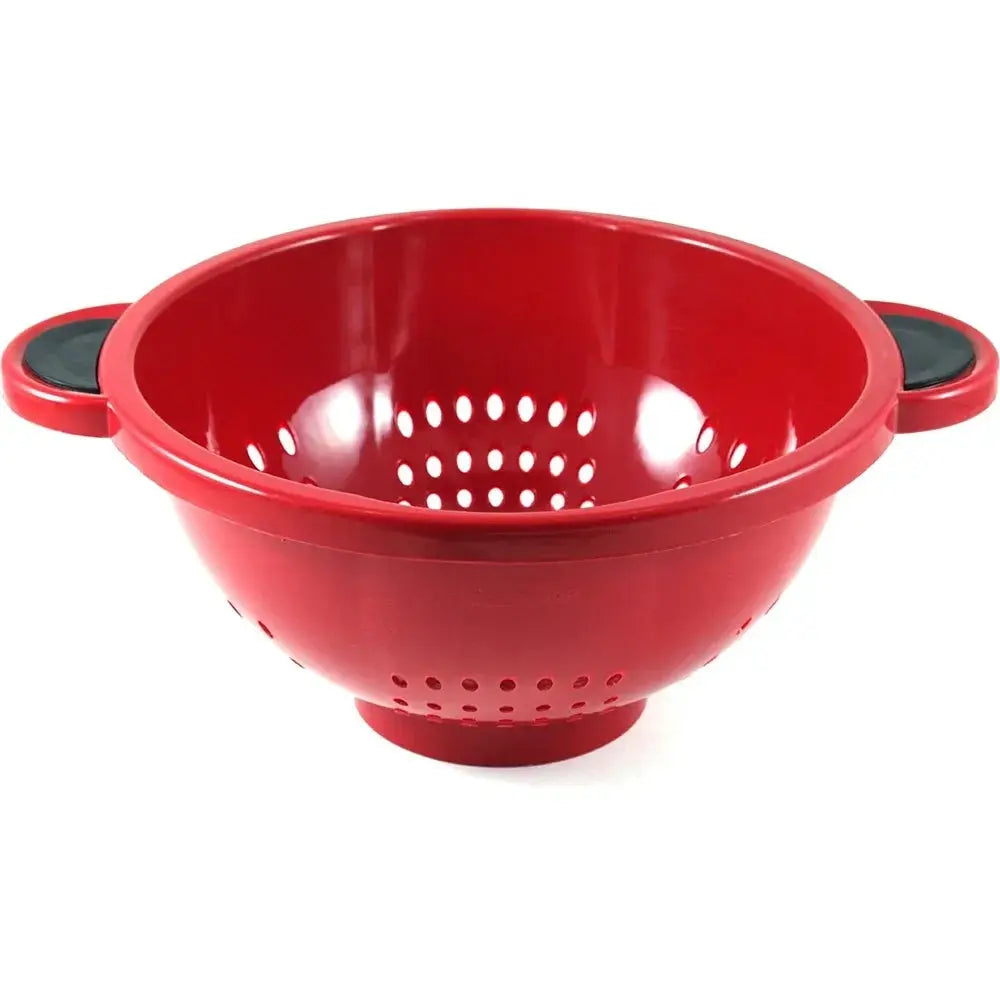 Durable Plastic Colander with Soft Grip Handles Large Perforations Raised Feet Easy Straining and Draining Kitchen Tool from PriceLows™