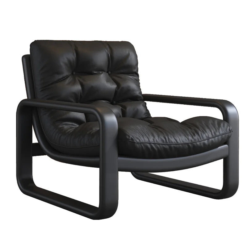 Living Room Sofa | Leather Upholstery | Modern Nordic Style | Single Unit