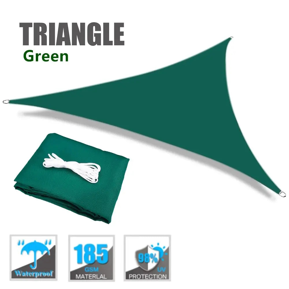 Triangle Shade Sail | Waterproof Oxford | UV Block | 3 Angles