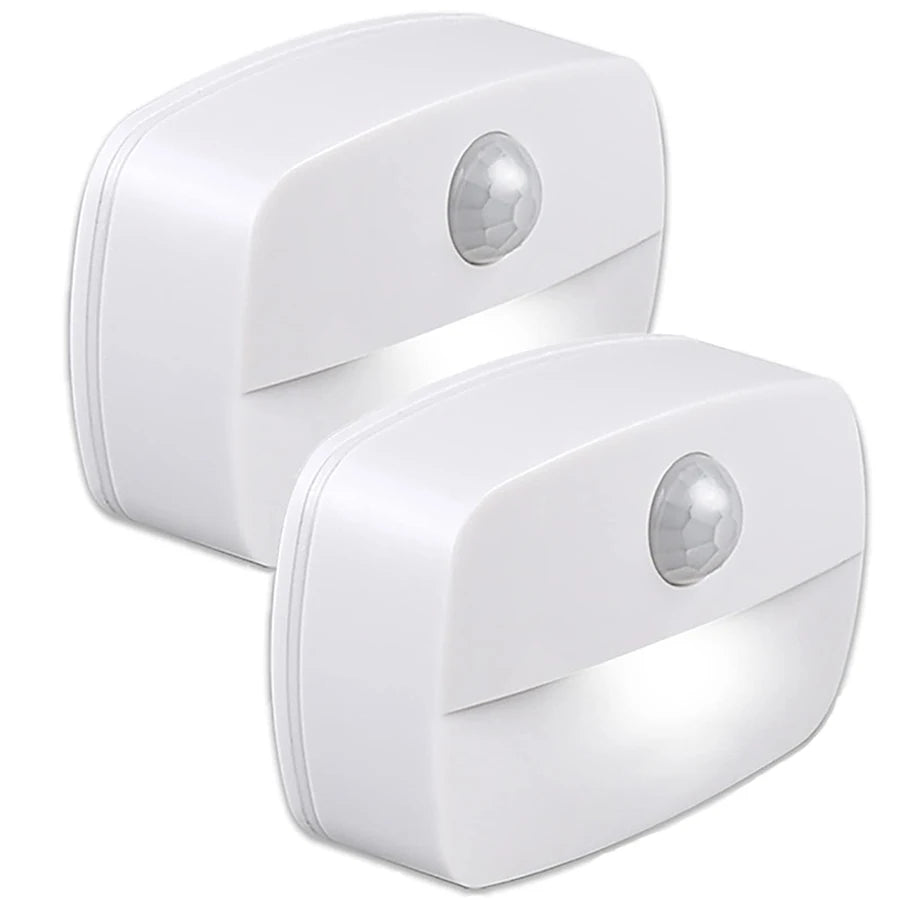 Motion Sensor Night Light | Battery Operated | LED Bulbs | Hallway Stair