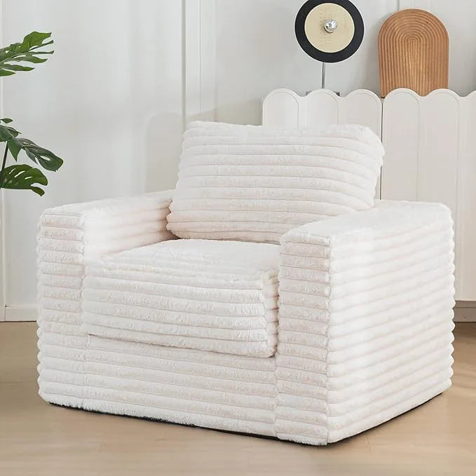 Armchair | Velvet Upholstery | Sponge Filling | Single Seater