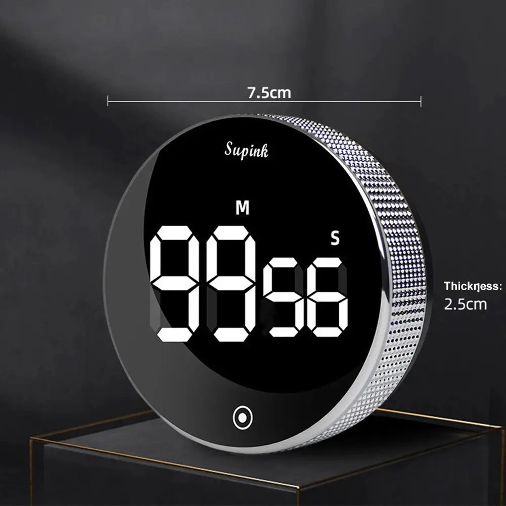 Digital Magnetic Kitchen Timer Shower Study Stopwatch Countdown Countup Timer Time Stopwatch Alarm for Classroom Cooking Fitness from PriceLows™