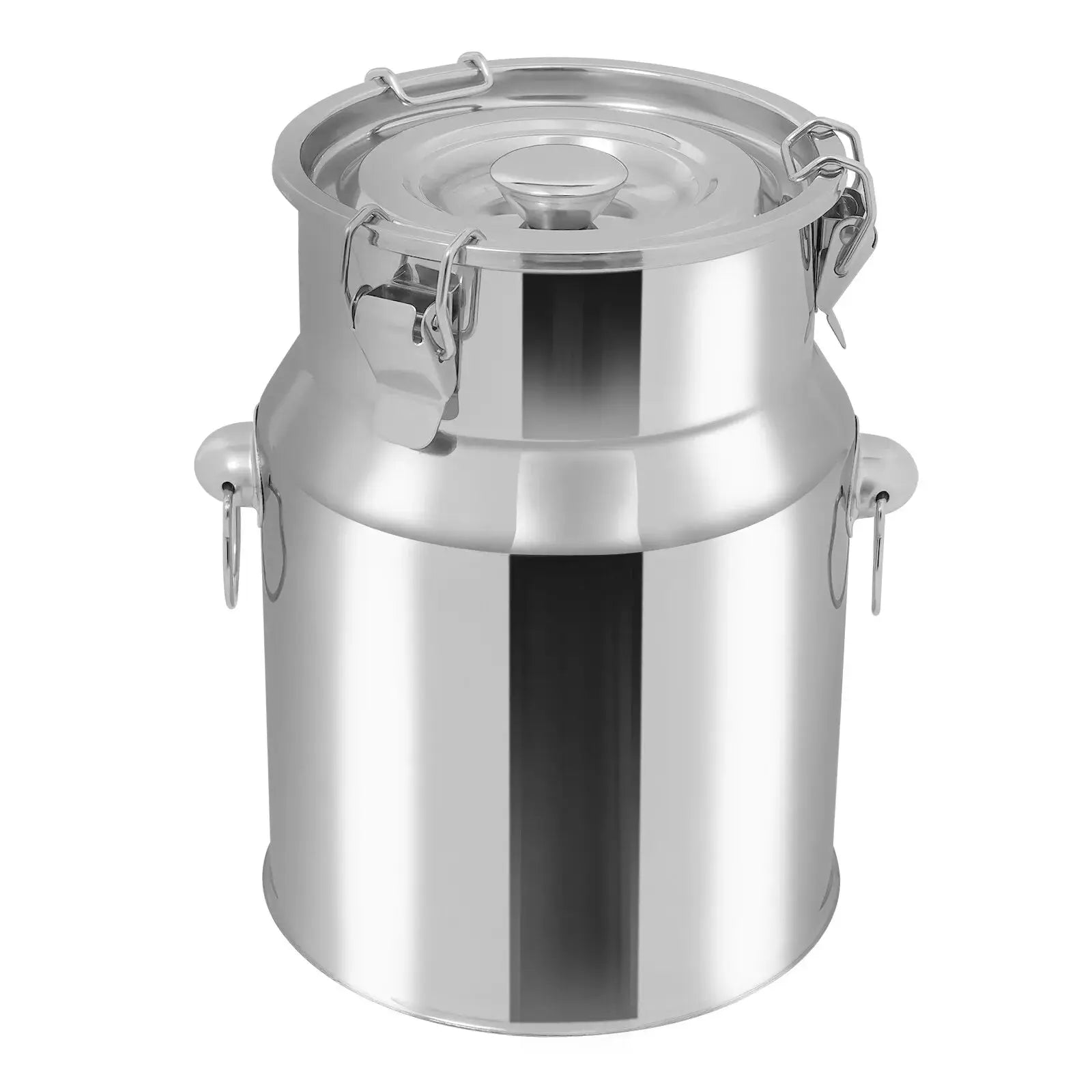 Durable 5L Stainless Steel Sealed Storage Bucket Versatile for Wet & Dry Items Corrosion-Resistant with Tight Locking Lid from PriceLows™