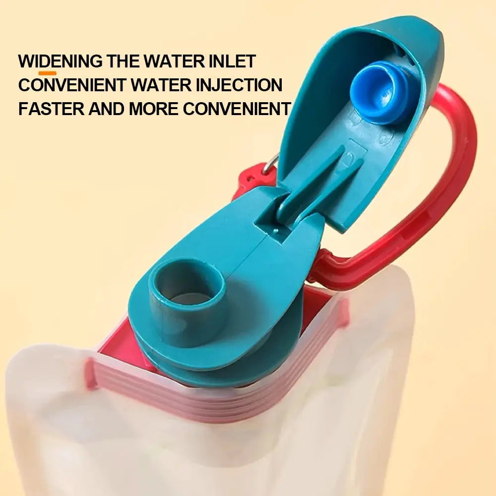 Outdoor Cycling Sports Water Bottle - Mountaineering Portable Water Cup - PE Plastic Folding Water Bag - Gift Promotion Water from PriceLows™