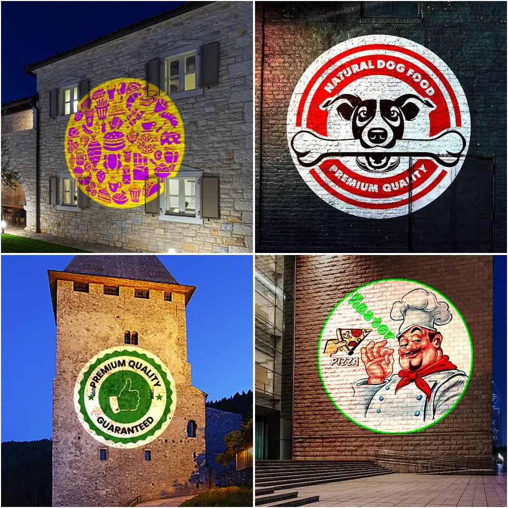 Custom Gobo Logo Projector | IP67 Waterproof | Rotating