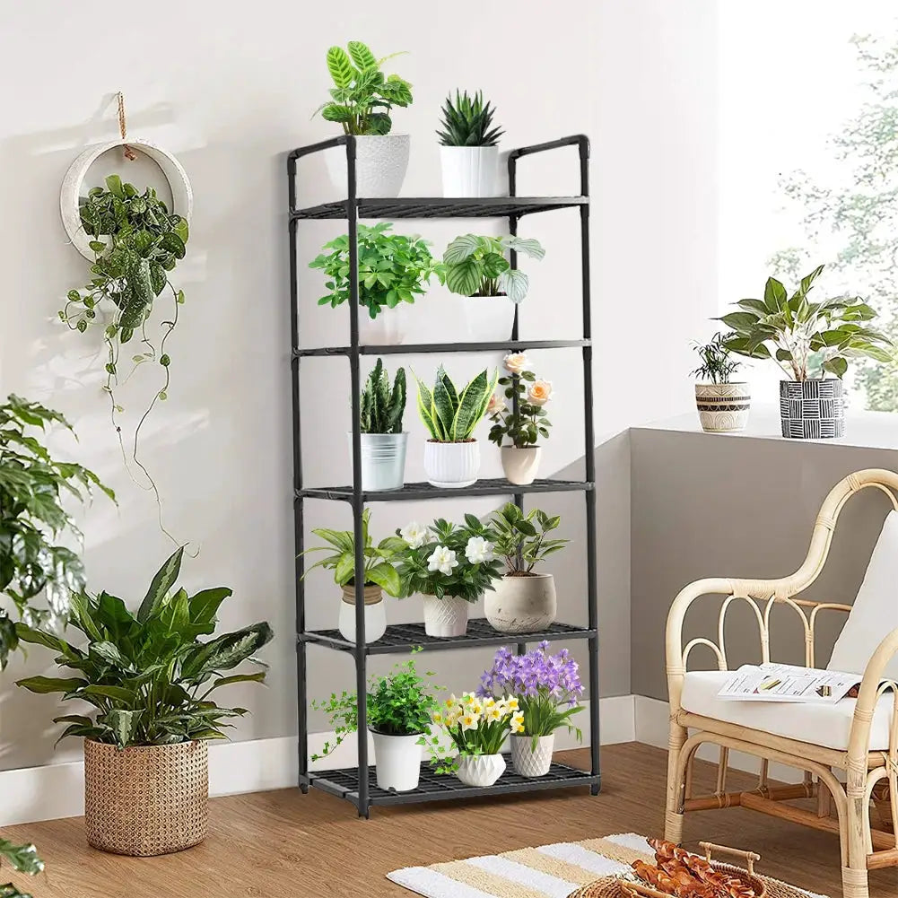 Multi-functional Organizer Storage Rack 5 Tier Storage Shelves Adjustable Storage Rack for Laundry Bathroom Kitchen Office Shelf from PriceLows™