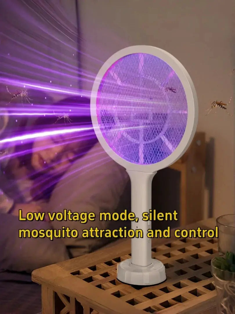 USB charging mosquito swatter, electric mosquito swatter, insect killer, equipped with ultraviolet light, fly swatter, mosquito lure lamp, mosquito killer lamp, kills small insects, high-voltage mosquito killer, suitable for from PriceLows™