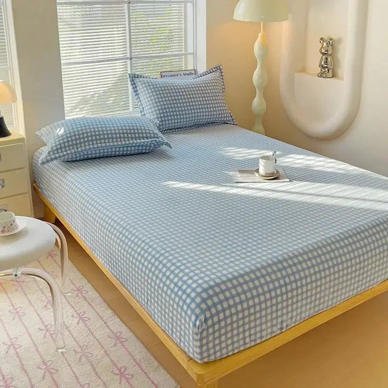 Flannel Fitted Sheet | Deep Pocket 25cm | Fade Resistant | Single To King