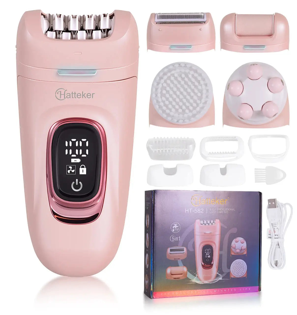 2-in-1 Epilator | IPX7 Waterproof | 90 Minute Runtime | For Women