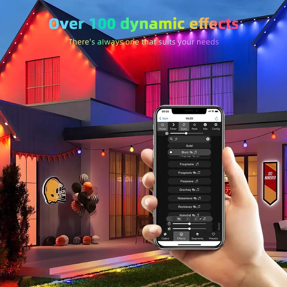 DOMRAEM ESP32 Outdoor IP65 Waterproof WLED Music Sync Controller With 15A Fuse Digital LED Strip Fit WS281X SK6812 Work with HA from PriceLows™